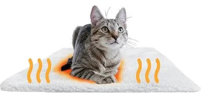 Produktbild von Famanu Selbstwärmende Fleece-Decke 60x45 cm für Katzen und Hunde - Grau