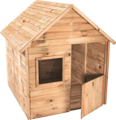 Produktbild von SOULET Spielhaus Marina Gartenhütte Holzhaus Outdoor Kinderspielhaus für 3Kinder