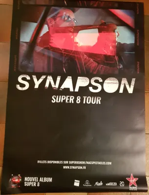 Obrázok produktu pre Synapson – Koncert / Super 8 – PLAGÁT – 68x98 cm