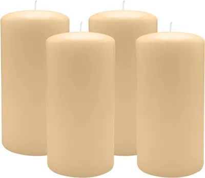 Produktbild von 4er Set Adventskranzkerzen Pinie Ø 80 x 150 mm