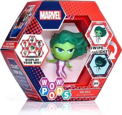 Obrázek produktu pro Marvel Hulk Wow! Pod-she-figure Červená Červená Jedna velikost