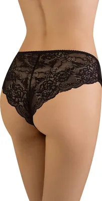 Produktbild von Vivisence dame slip unterhose 4010 spitze bund gummispitze unterwäsche klassich, schwarz, m