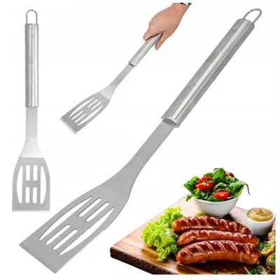 Produktbild von Robuster Edelstahl Grillspatel – Langlebiges Grillzubehör 43,5 cm