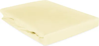 Produktbild von Spannbettlaken Baumwoll-Satin creme 155/120x200