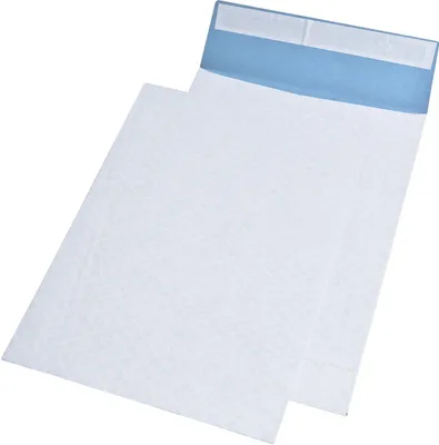 Produktbild von mayer-network 30007044 Faltentaschen - B4, fadenverstärkt, ohne Fenster, 40 mm-Falte, Klotzboden, haftklebend, 125 g/qm, weiß, 100 Stück