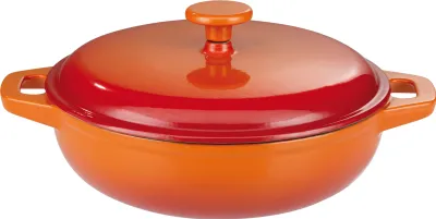 Produktbild von Gusseisen Schmortopf Orange Shadow 30cm