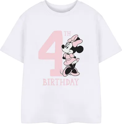 Productafbeelding van Disney - T-shirt voor kinderen - 4e verjaardag - TV4904 (128) (Wit)