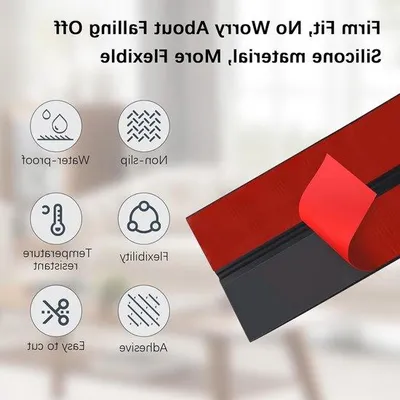 Immagine prodotto di Profilo autoadesivo per gradini, 6 metri, protezione antiscivolo per interni ed esterni, sicurezza ed eleganza per i bordi delle scale