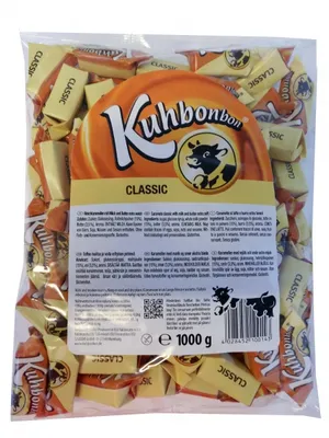 Produktbild von Kuhbonbons Classic XL Beutel Menge:1000g