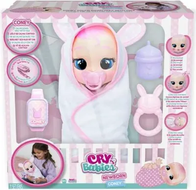 Produktbild von IMC Toys Cry Babies 911284, Babypuppe, Weiblich, 1,5 Jahr(e), Mädchen, Mit Ton, 300 mm