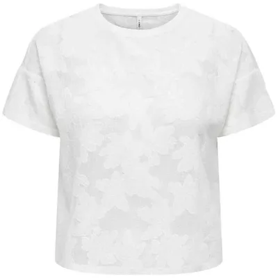 Image de T-shirt Only 15369252-WHITE pour Femme