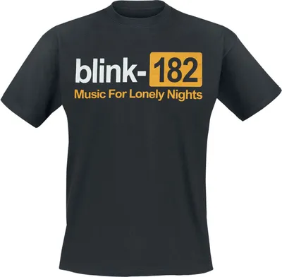Produktbild von Blink-182 T-Shirt Herren Lonely Nights schwarz Band-Merch, Bands 100% Baumwolle XL
