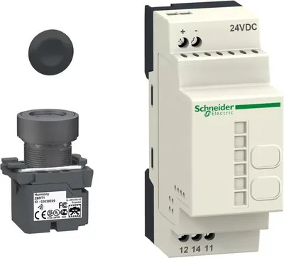 Produktbild von Schneider Electric XB5RFB01 Elektroschalter Drucktasten-Schalter Schwarz (XB5RFB01)