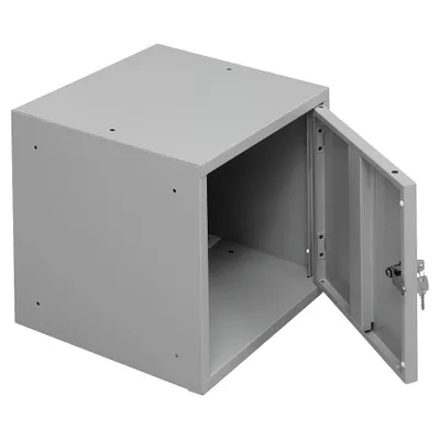 Produktbild von Gürkan Schließfachschrank lichtgrau 106997, 1 Schließfach 38,0 x 38,0 x 38,0 cm