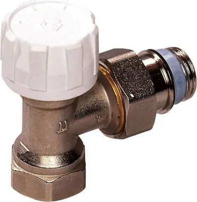 Produktbild von Meibes Thermostatventilunterteil DN 15, M30 x 1,5 Eckform mit Voreinstellung