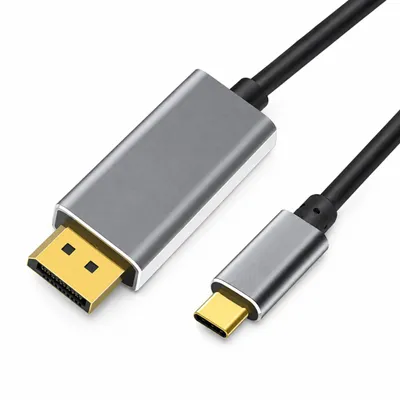 Produktbild von E30C USB-C auf DisplayPort Kabel 1,8 m 4K 60 Hz Typ C zu DP Adapterkabel für Monitor Laptop PC Display UHD Videoübertragung Bildschirm Verbindung Büro