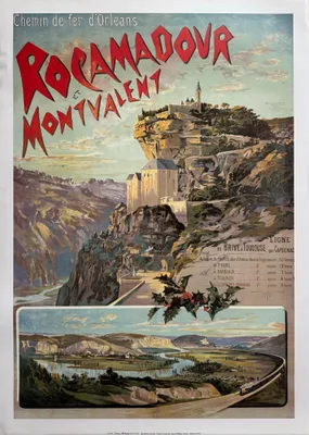 Productafbeelding van Rocamadour - ALESI - Affiche/Poster, 50x70 cm