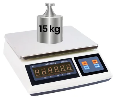 Produktbild von Industriewaage bis 40 kg mit digitaler Anzeige