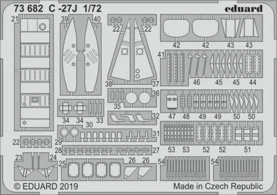 Produktbild von Eduard Accessories 73682 - 1:72 C-27J for Italeri - Neu