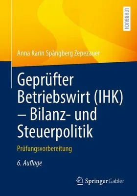 Produktbild von er Betriebswirt (IHK) - Bilanz- und Steuerpolitik