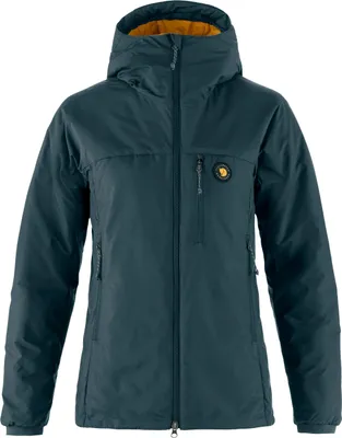 Produktbild von FJÄLLRÄVEN Bergtagen 60 Insulation Jkt W * MOUNTAIN BLUE-MUSTARD YELLOW M