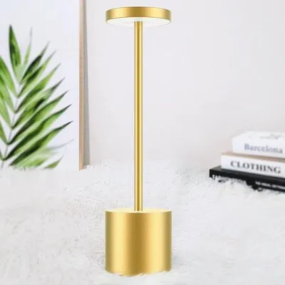 Productafbeelding van Draadloze Oplaadbare LED Tafellamp 5000mAh - Modern Design, 3 Kleurmodi & Dimbaar