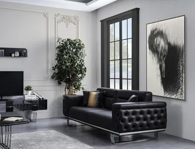Produktbild von Wohnzimmer Sofa 4 Sitzer Luxus Designer Couch Polstersofas Modern