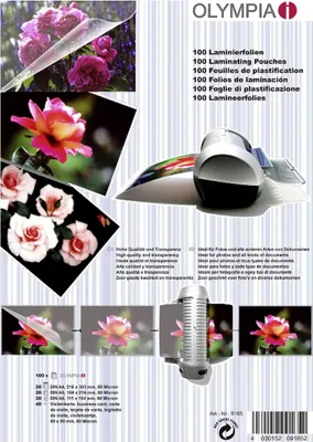 Immagine prodotto di Olympia 9165 buste di laminazione 100 pezzi