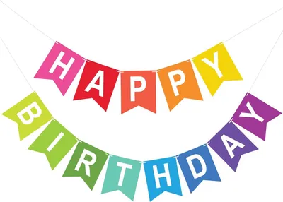 Imagen del producto de Sugerencia: Guirnalda de "Feliz Cumpleaños" - Guirnalda de cumpleaños colorida