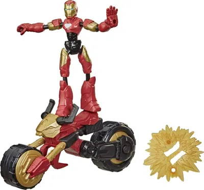Produktbild von Figur The Avengers Iron Man Motorrad