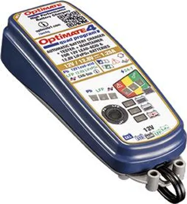 Image de Chargeur De Batterie Optimate 4 Quad, Pour Des Batteries Agm, Gel & Std 12v De 4 à 60ah & Batteries Lithium (lifepo4) 12.8/13.2v