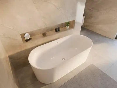 Produktbild von Freistehende Badewanne OTTOFOND Afinar 170 x 75 cm weiß 703966