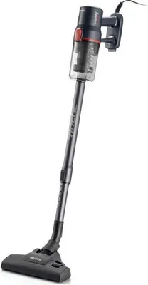 Produktbild von Ariete 2708/00, 2-in-1-Stabstaubsauger, Beutellos, Schwarz, 0,6 l, Aluminium, Trocken