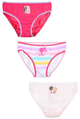 Produktbild von 3er-Set: Slips Barbie Bunt 134-140 cm
