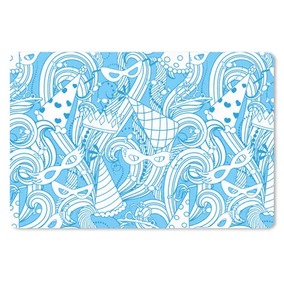 Produktbild von MuchoWow® Mauspad Mousepad Muster - Karneval - Maske 27x18 cm - Mousepads - Maus Mat - Pad - Mausunterlage - Büroartikel - Desk Matten