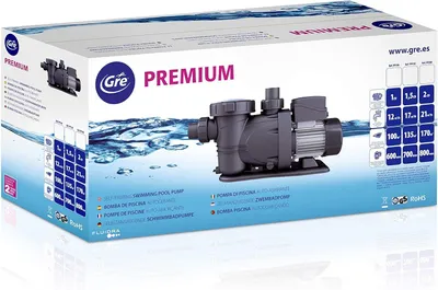 Produktbild von Schwimmbadpumpe – Zweistufig, Zentrifugal – 900 W – 20.000 l/h – energieeffizient