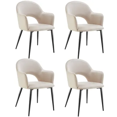 Obrázek produktu pro tectake® Sachel křeslo v sametovém vzhledu, čalouněné 57 x 61,5 x 87,5 cm