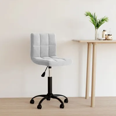 Produktbild von The Living Store Bürostuhl Drehbar Hellgrau Samt
