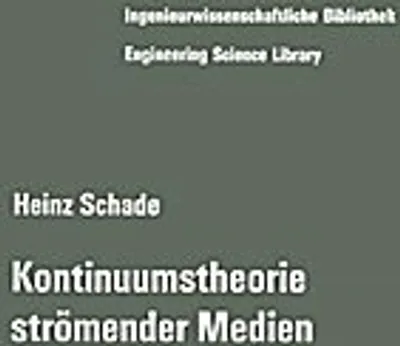 Zdjęcie produktu dla Kontinuumstheorie strömender Medien
