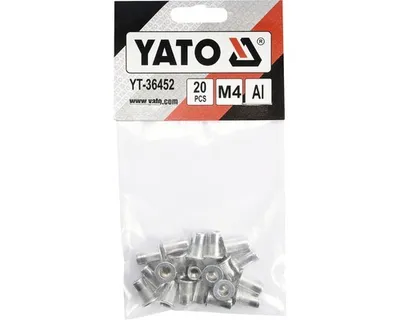 Obrázok produktu pre Nitovacia matica M4 hliník 20 ks