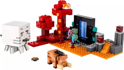 Image de LEGO Minecraft Embuscade dans le portail du Nether 21255