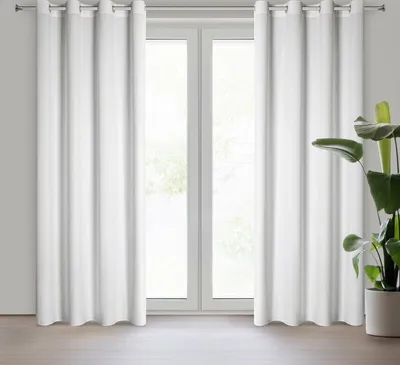 Zdjęcie produktu dla Zasłona PIERRE biała 140x250 cm z oczkami