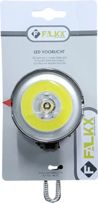 Immagine prodotto di luce anteriore 20 LED batterie nero/argento
