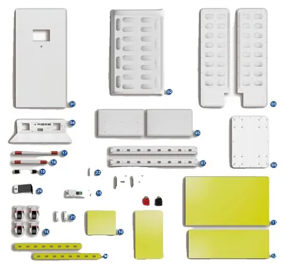 Obrázok produktu pre Sada batérií, menovité napätie 51,2 V, LCD displej, model JKLR015D