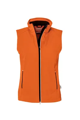 Produktbild von HAKRO Damen Light-Softshellweste Sarina 254, orange, S