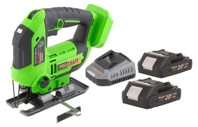 Immagine prodotto di Seghetto alternativo a batteria Procraft ST22 20 V 80 mm Brushless + 2 batterie 2,0 Ah + caricabatterie