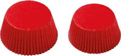 Image de Paniers à muffins rouges 75pcs 5x3,2cm
