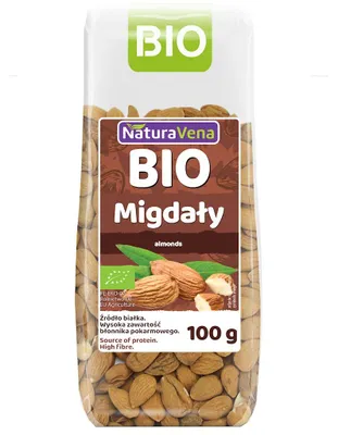 MIGDAŁY BIO 100 g - NATURAVENA