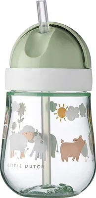 Immagine prodotto di Tazza con cannuccia Mepal 300ml - Little Farm