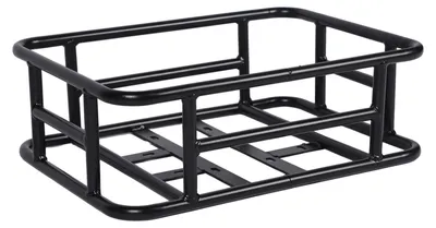 Produktbild von Fahrradkorb hinten - große Kapazität - wasserdicht und rostfrei - schwarz